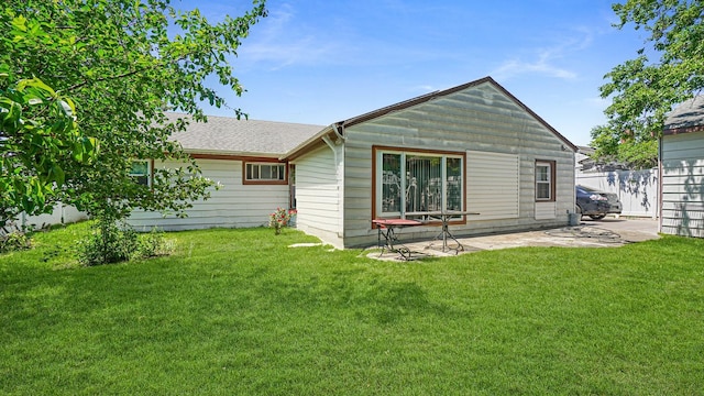 871 Val Park Ave, Valley Stream, NY 11580 - rear view of property featuring a patio area and a shingled roof