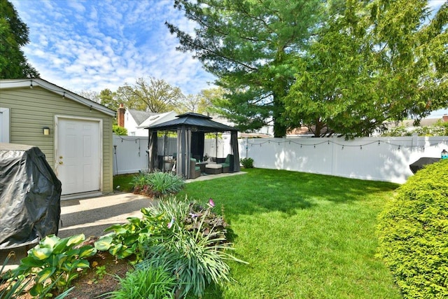 186 E Chester St, Valley Stream, NY 11580 - view of yard featuring a gazebo