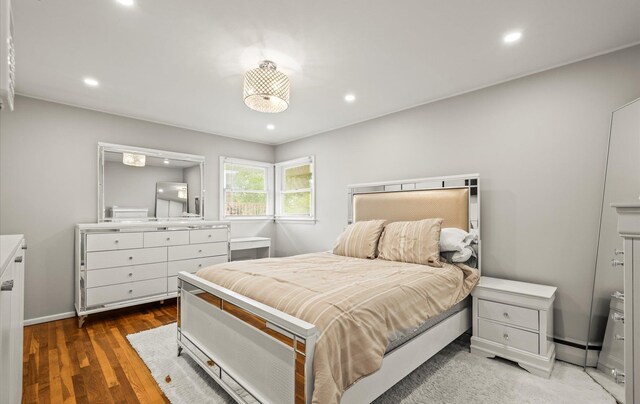 19 Walter Ct, Commack, NY 11725 - bedroom featuring recessed lighting, wood finished floors, and baseboards