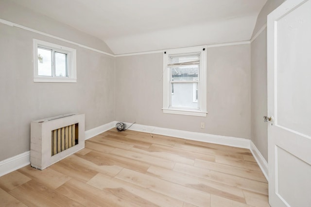 435 S Columbus Ave, Mount Vernon, NY 10553 - empty room featuring lofted ceiling, wood finished floors, baseboards, and healthy amount of natural light