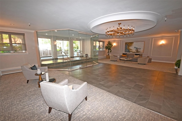 10 Ipswich Ave Unit 4M, Great Neck, NY 11021 - common area with crown molding