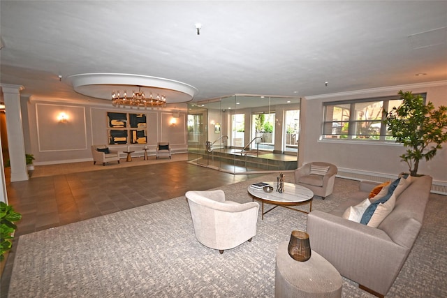10 Ipswich Ave Unit 4M, Great Neck, NY 11021 - community lobby featuring ornamental molding