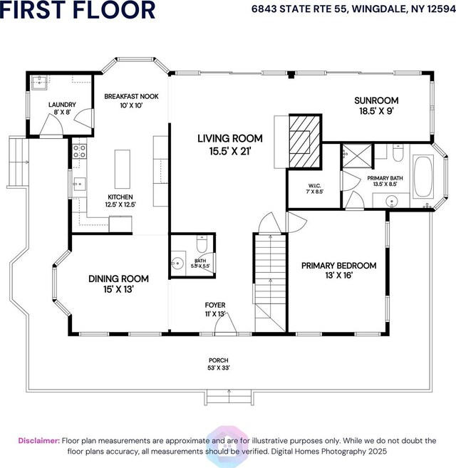 6843 Rte 55, Wingdale, NY 12594 - home floor plan