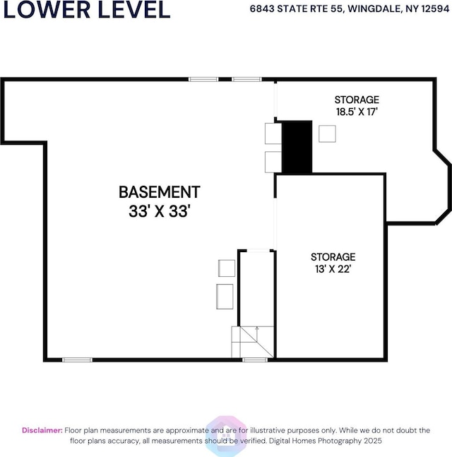 6843 Rte 55, Wingdale, NY 12594 - room layout