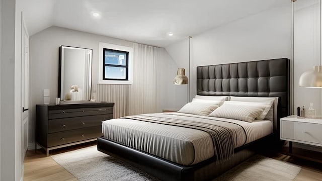 46 S 12th Ave, Mount Vernon, NY 10550 - bedroom with vaulted ceiling and wood finished floors
