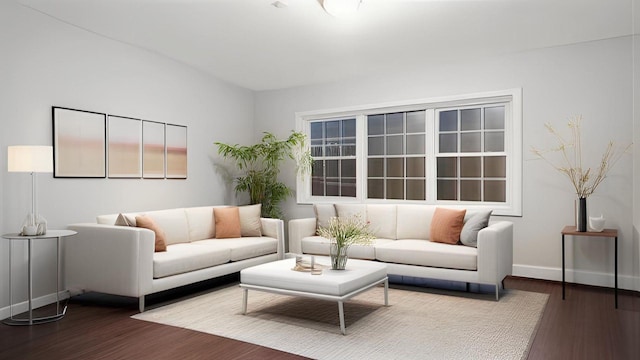 2040 Washington Ave, Bronx, NY 10457 - living room featuring wood finished floors and baseboards