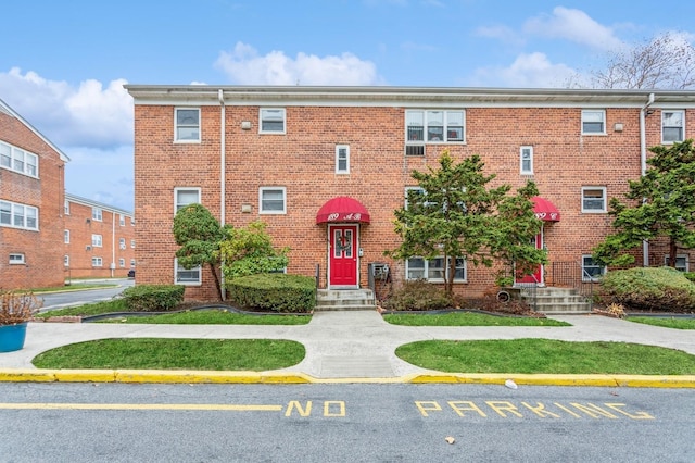 189 Drake Ave Unit 2A, New Rochelle, NY 10805 - view of front of home with brick siding