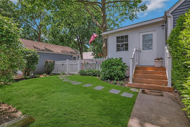 1784 W End Ave, New Hyde Park, NY 11040 - view of yard with entry steps