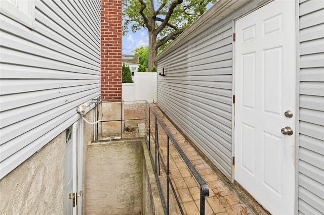 view of side of property