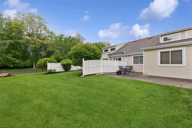 552 Birchwood Park Dr, Middle Island, NY 11953 - view of yard featuring a patio area