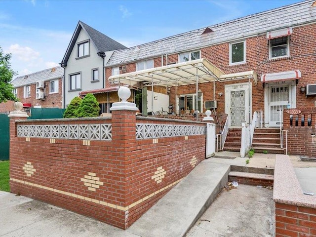 150-31 78th Ave, Flushing, NY 11367 - multi unit property featuring brick siding and a wall mounted AC