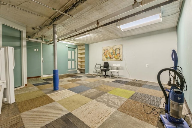 171 Hale Ave, Brooklyn, NY 11208 - finished basement featuring carpet and stairs