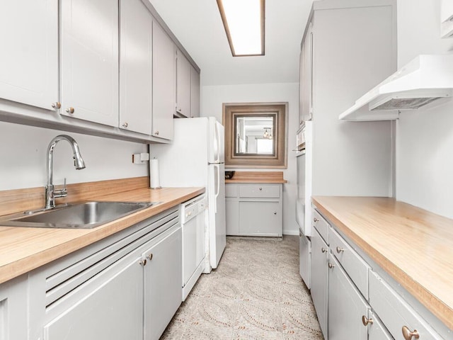 555 Kappock St Unit 18C, Bronx, NY 10463 - kitchen with a sink, dishwasher, under cabinet range hood, and oven