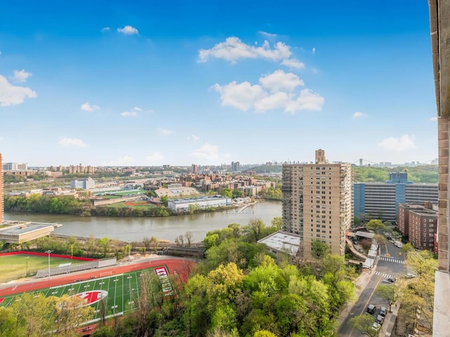 555 Kappock St Unit 18C, Bronx, NY 10463 - view of urban area featuring a nearby body of water and a notable bridge