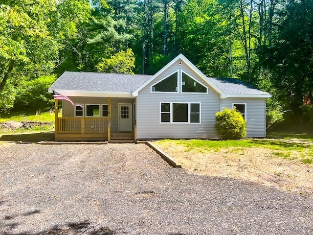 936 State Route 55a, Neversink, NY 12458 - single story home with a porch and a shingled roof