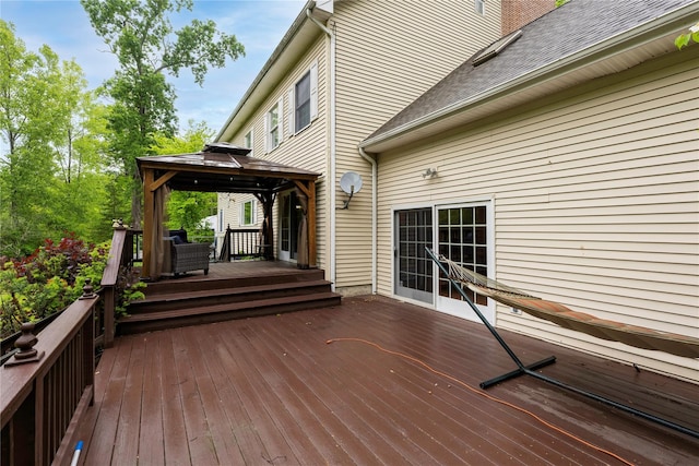 17 Stonegate Dr, Hyde Park, NY 12538 - deck featuring a gazebo