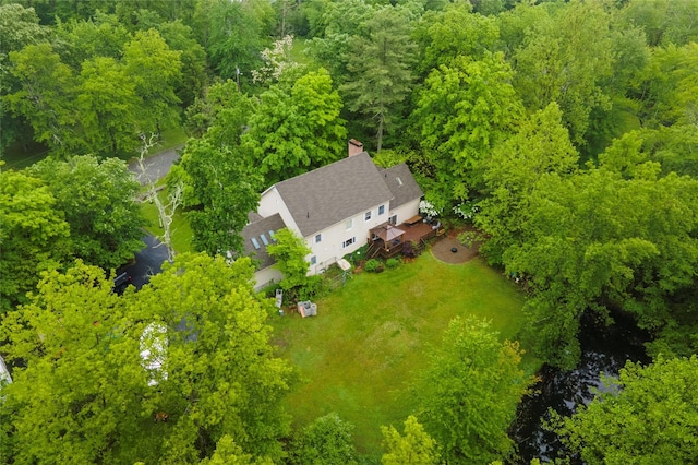 17 Stonegate Dr, Hyde Park, NY 12538 - view from above of property featuring a forest