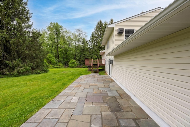 3 Sodano Rd, Hopewell Junction, NY 12533 - view of grassy yard featuring a deck and a patio