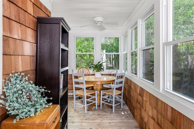 85 Shore Rd, Amityville, NY 11701 - sunroom with plenty of natural light and wood finished floors