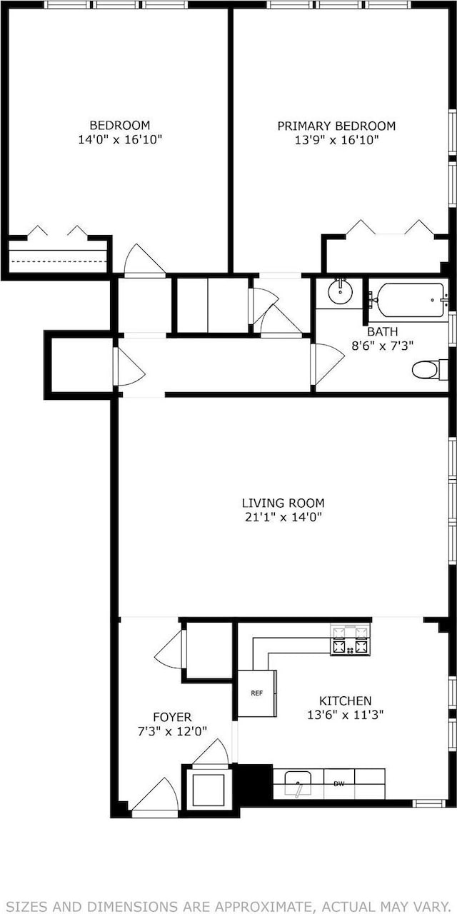 1175 E Broadway Unit 2J, Hewlett, NY 11557 - floor plan / room layout