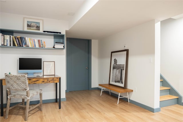 2865 S Harbor Rd, Southold, NY 11971 - office with wood finished floors and baseboards