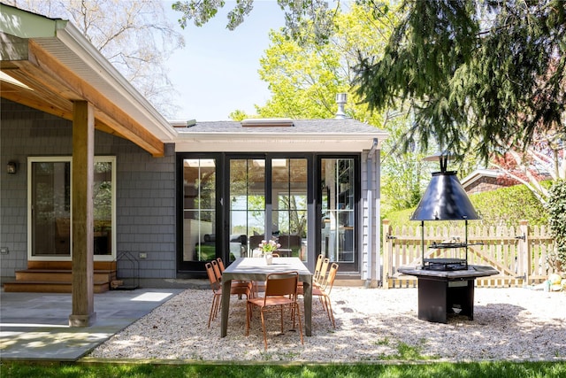 2865 S Harbor Rd, Southold, NY 11971 - view of patio featuring entry steps and outdoor dining space