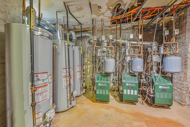 5130 35th St, Long Island City, NY 11101 - utilities featuring water heater and a heating unit