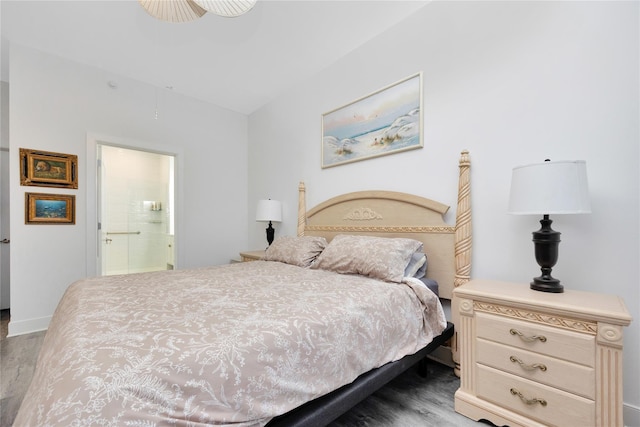 308 Breton Way Unit 308, Glen Cove, NY 11542 - bedroom with wood finished floors, ensuite bath, and baseboards