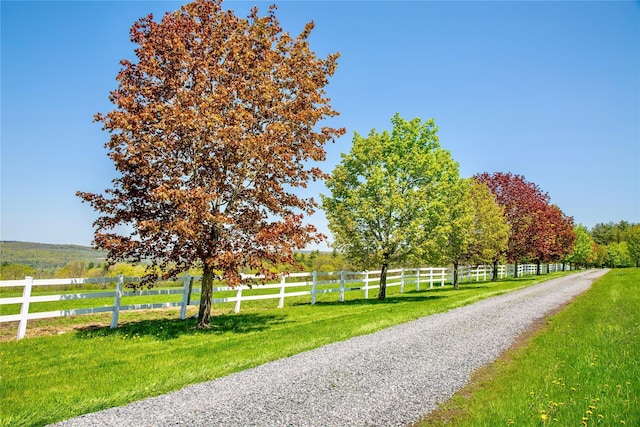 535 Upper Brown Rd, Call Listing Agent, NY 12066 - view of dirt / gravel road featuring a view of rural / pastoral area