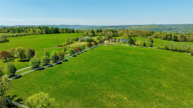 535 Upper Brown Rd, Call Listing Agent, NY 12066 - aerial view of sparsely populated area with a pastoral area and a mountainous background
