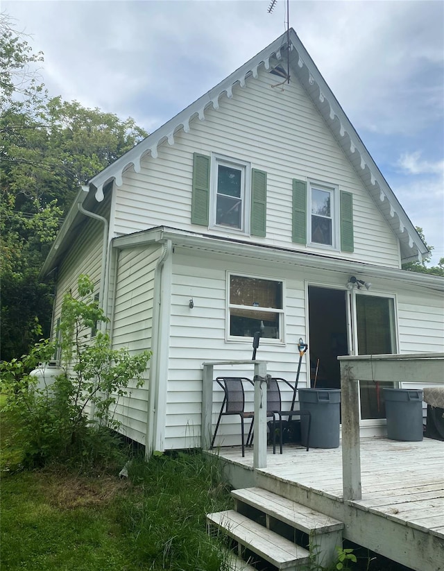 24 Rte 217, Hudson, NY 12534 - back of house with a deck