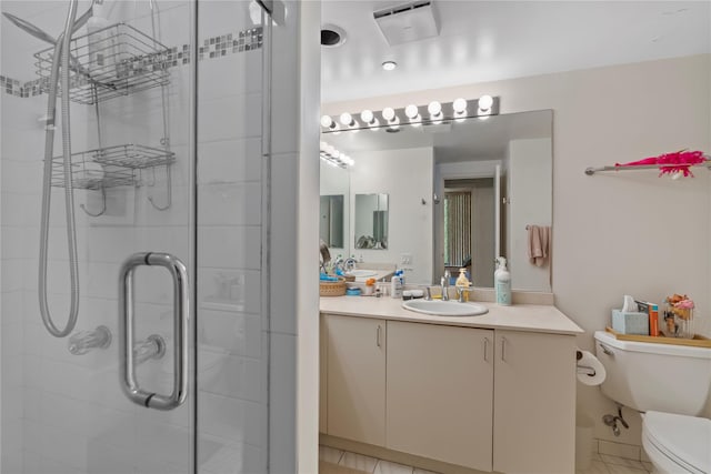 50 E Hartsdale Ave Unit 3S, Hartsdale, NY 10530 - bathroom featuring a stall shower, toilet, and vanity