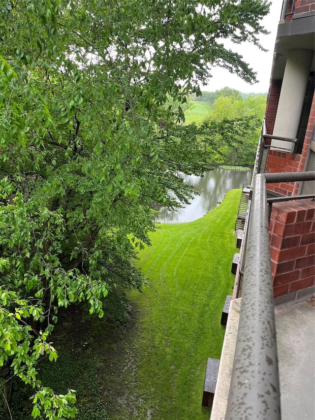 50 E Hartsdale Ave Unit 3S, Hartsdale, NY 10530 - view of grassy yard with a water view