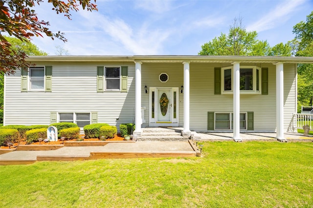33 Roberts Rd, Wappingers Falls, NY 12590 - raised ranch featuring a front lawn