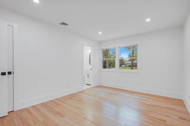3 Thomas Dr, Wading River, NY 11792 - spare room featuring light wood-style flooring, recessed lighting, and baseboards