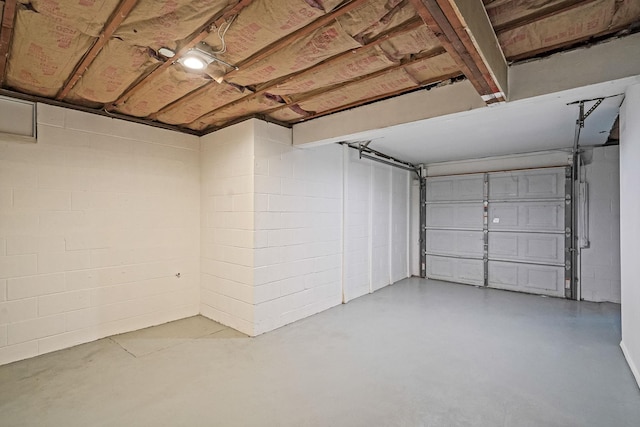 3 Thomas Dr, Wading River, NY 11792 - garage featuring concrete block wall