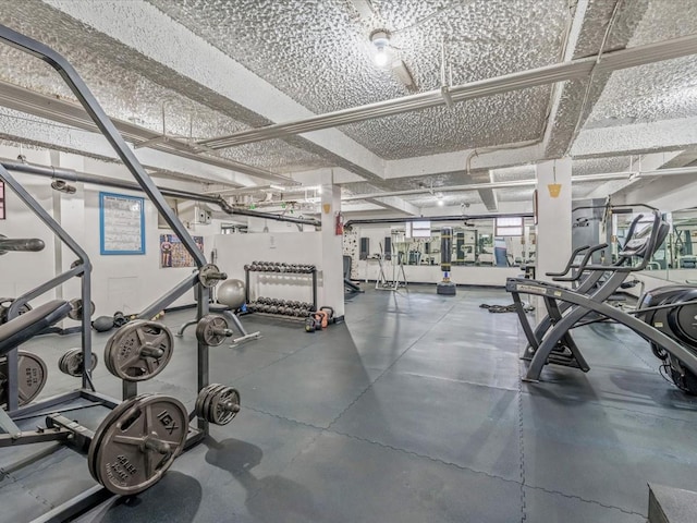 view of gym