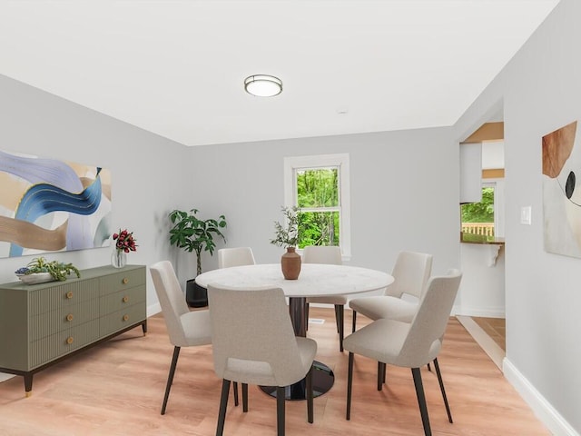 3 Idlewild Dr, Hyde Park, NY 12601 - dining space featuring light wood-style flooring, baseboards, and plenty of natural light