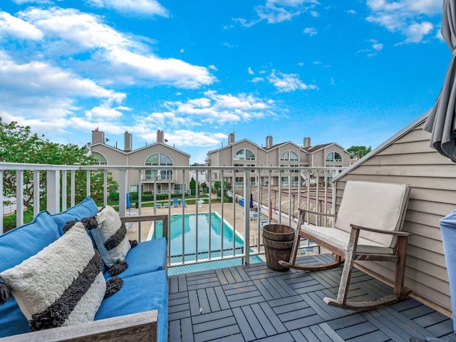 12 Deepwater Way Unit 31, Bronx, NY 10464 - swimming pool featuring a patio area