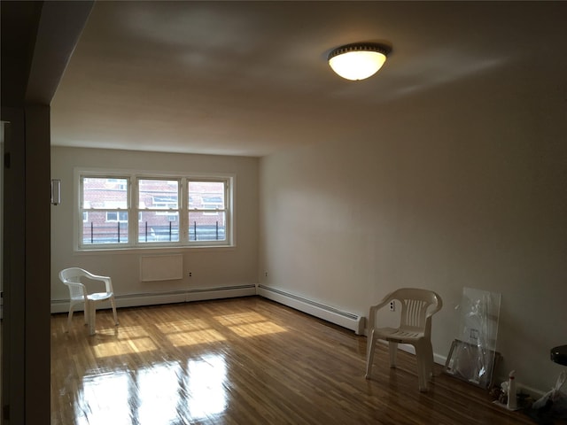 3314 Wickham Ave, Bronx, NY 10469 - empty room with wood finished floors and baseboards