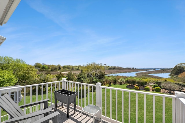14 S Country Rd, Westhampton, NY 11977 - balcony with a water view