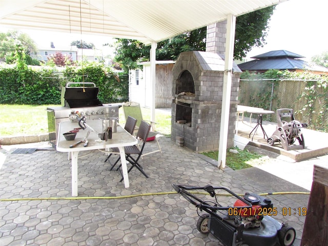 1 Cheshire Ln, Yonkers, NY 10710 - view of patio with outdoor dining space and a shed