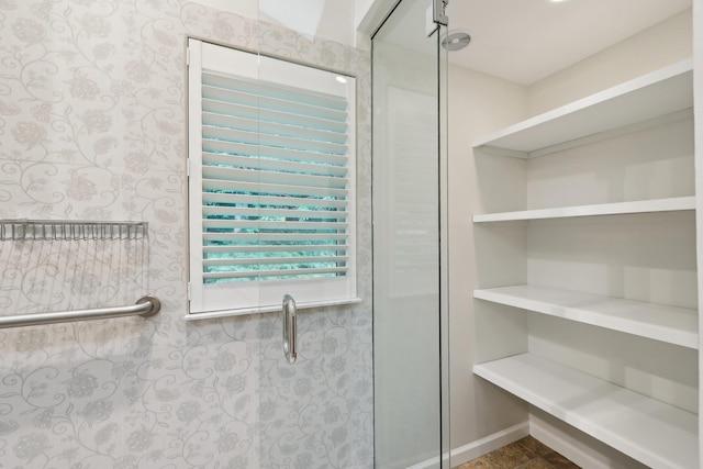 56 Rolling Way, New Rochelle, NY 10804 - bathroom featuring wallpapered walls