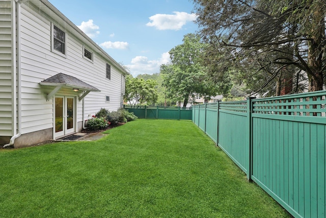 56 Rolling Way, New Rochelle, NY 10804 - view of yard featuring french doors