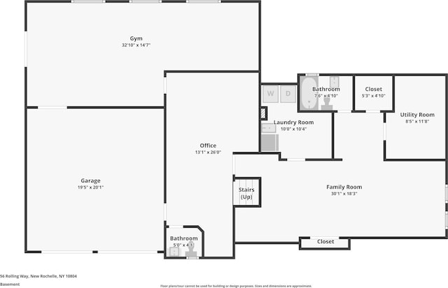 56 Rolling Way, New Rochelle, NY 10804 - property floor plan