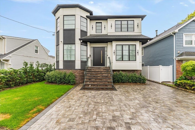 357 Argyle, Cedarhurst, NY 11516 - modern home with stucco siding