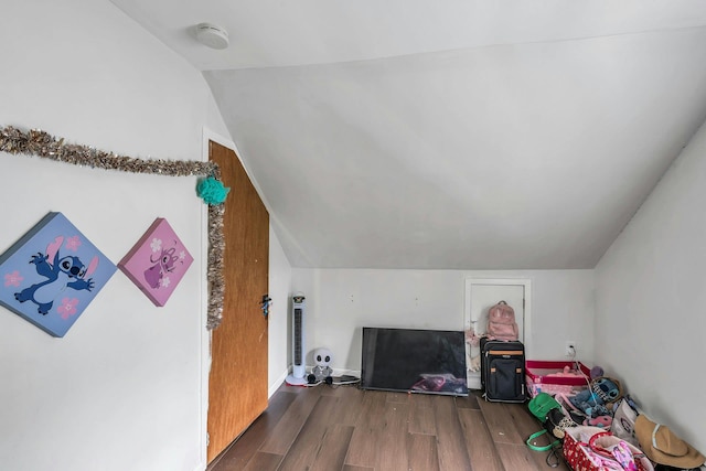 17 Lexington Rd, Shirley, NY 11967 - bonus room featuring vaulted ceiling and wood finished floors