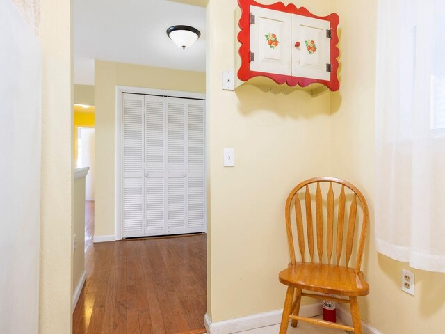 902 Commons Way Unit B, Fishkill, NY 12524 - hallway with wood finished floors and baseboards