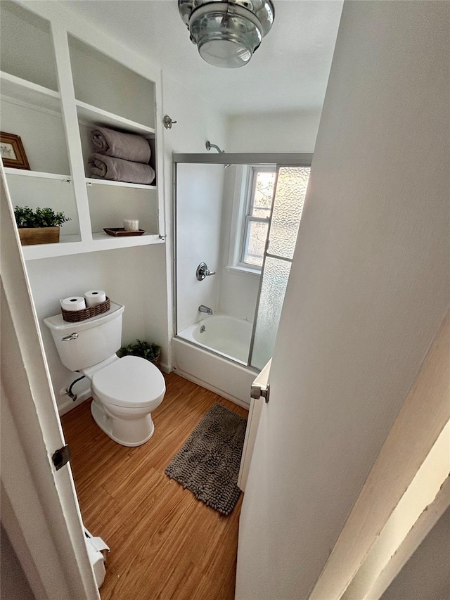 49 N Chestnut St, Beacon, NY 12508 - full bathroom with wood finished floors and  shower combination