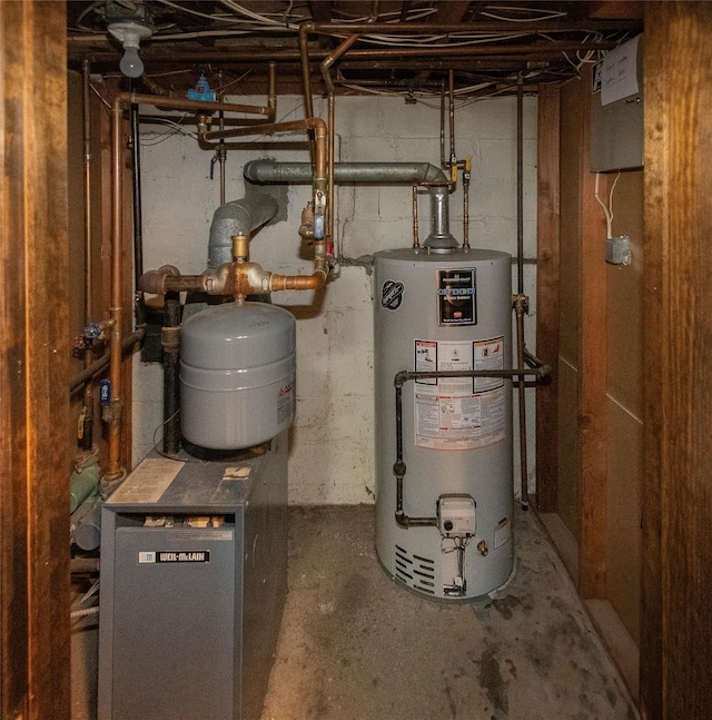 964 Pemart Ave, Peekskill, NY 10566 - utilities featuring gas water heater and a heating unit